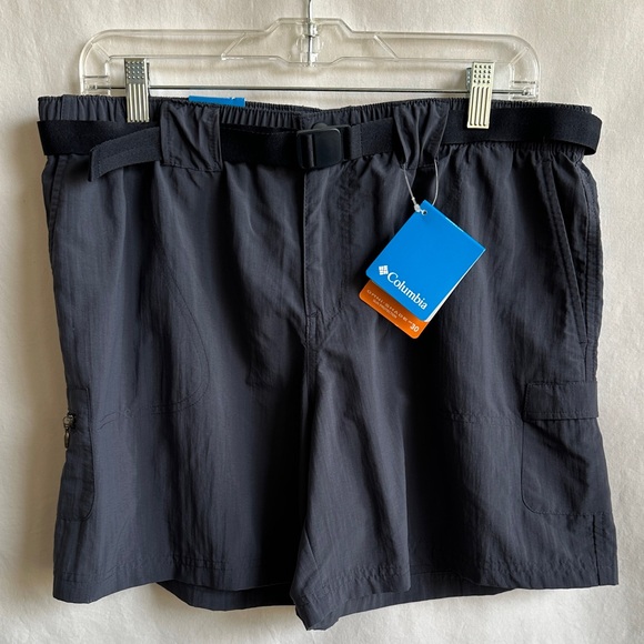 Columbia slate blue-gray Omni-Shade Walnut River cargo shorts, size L - Picture 1 of 12